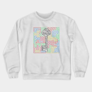 maze key Crewneck Sweatshirt